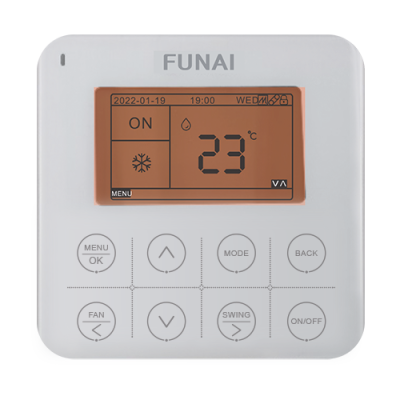 Проводной пульт управления для полупромышленных сплит-систем DRAGON и мульти-сплит систем ORIGAMI KODO RW-02