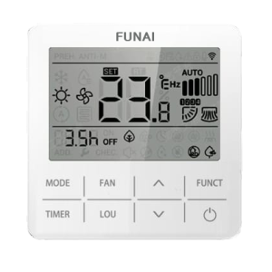 Проводной пульт управления для сплит-систем EMPEROR и мульти-сплит систем ORIGAMI RWH-01