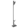 Кронштейн напольный Royal Thermo Pianoforte 500, серебристый