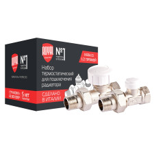 Набор термостатический Royal Thermo для радиатора прямой 3/4&quot; М30х1,5