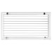 Настенная однорядная решетка Shuft 1 WA 200*150