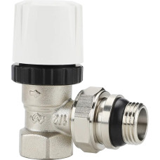 Клапан радиаторный VARMEGA 1/2&quot; термостатический, угловой с самоуплотняющимся полусгоном VM10411