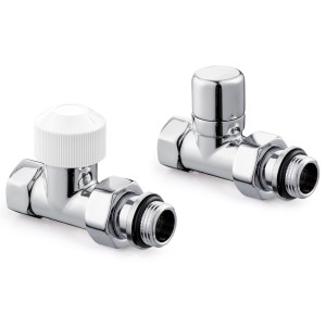 Набор термостатический для радиатора прямой Royal Thermo Design 1/2"М30х1,5 (Хром)
