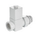 Набор дизайн-вентилей Royal Thermo CUBE, прямой (белый) 1/2&quot;