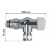 Набор термостатический осевой Royal Thermo Design Pro 15мм М30х1,5 (Хром)