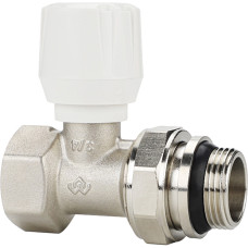 Клапан радиаторный VARMEGA 3/4&quot; ручной, прямой с самоуплотняющимся полусгоном VM10113