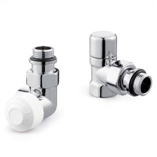 Набор термостатический для радиатора трехосевой Royal Thermo Design 1/2&quot;М30х1,5 (Хром)