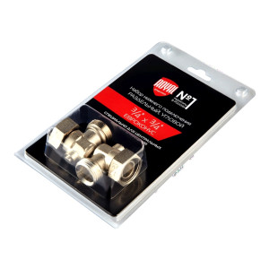 Набор нижнего подключения Royal Thermo угловой раздельный 3/4х3/4ЕК