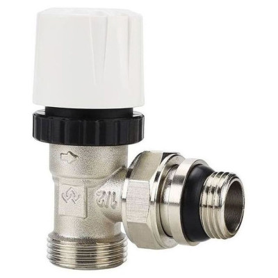 Клапан радиаторный VARMEGA 1/2&quot; x 3/4&quot; EK термостатический угловой с самоуплотняющимся полусгоном VM