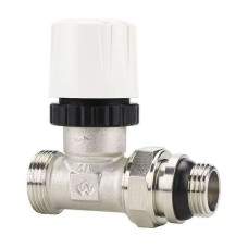 Клапан радиаторный VARMEGA 1/2&quot; x 3/4&quot;EK термостатический прямой с самоуплотняющимся полусгоном VM10