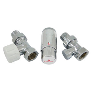 Комплект подключения SCHLOSSER STANDARD MINI 1/2" прямой, хром, с термоголовкой MINI М30х1,5