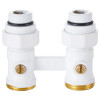 Узел нижнего подключения Royal Thermo прямой 1/2"х3/4" EK (белый)