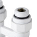 Узел нижнего подключения Royal Thermo прямой 1/2&quot;х3/4&quot; EK (белый)