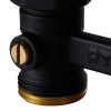 Узел нижнего подключения Royal Thermo прямой 1/2"х3/4" EK (черный)