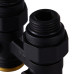Узел нижнего подключения Royal Thermo прямой 1/2&quot;х3/4&quot; EK (черный)