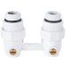 Узел нижнего подключения Royal Thermo угловой 1/2&quot;х3/4&quot; EK (белый)