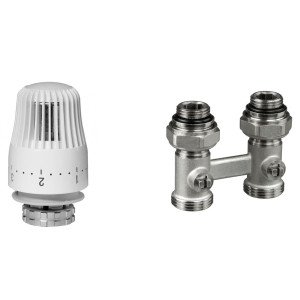 Терморегулятор РИДАН LV-KB 15 + TR 84, 1/2 Прямой, комплект