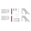Комплект настенных регулируемых кронштейнов Royal Thermo Design 100, белые