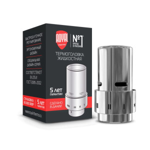Термоголовка жидкостная Royal Thermo Design, Click (хром)